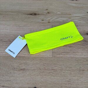 Craft Unisex Lumen Fleece Headband 2 Size S/M Flumino Neon Yellow Running NEW